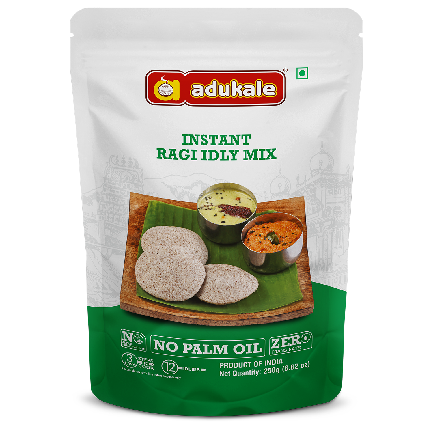 Buy Ragi Idli | Healthy Idli Mix Made with Millet | Adukale