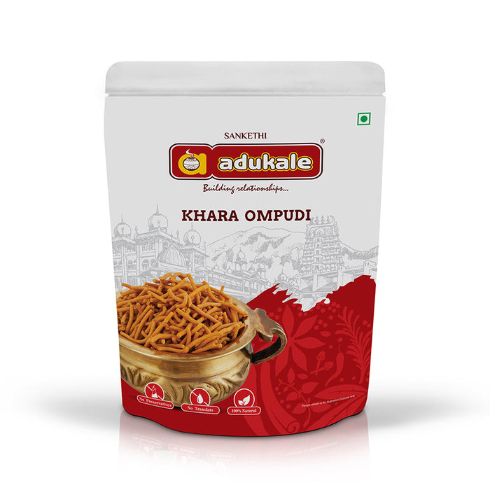 Khara Om Pudi | Coffee Time Snack | Adukale