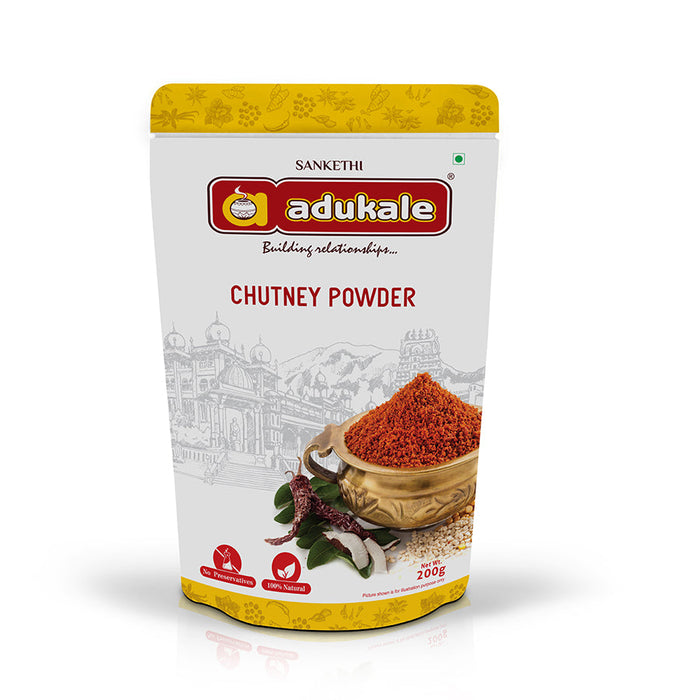 Chutney Powder | Use with Dosa, Idli, Upma, or Curd Rice | Adukale